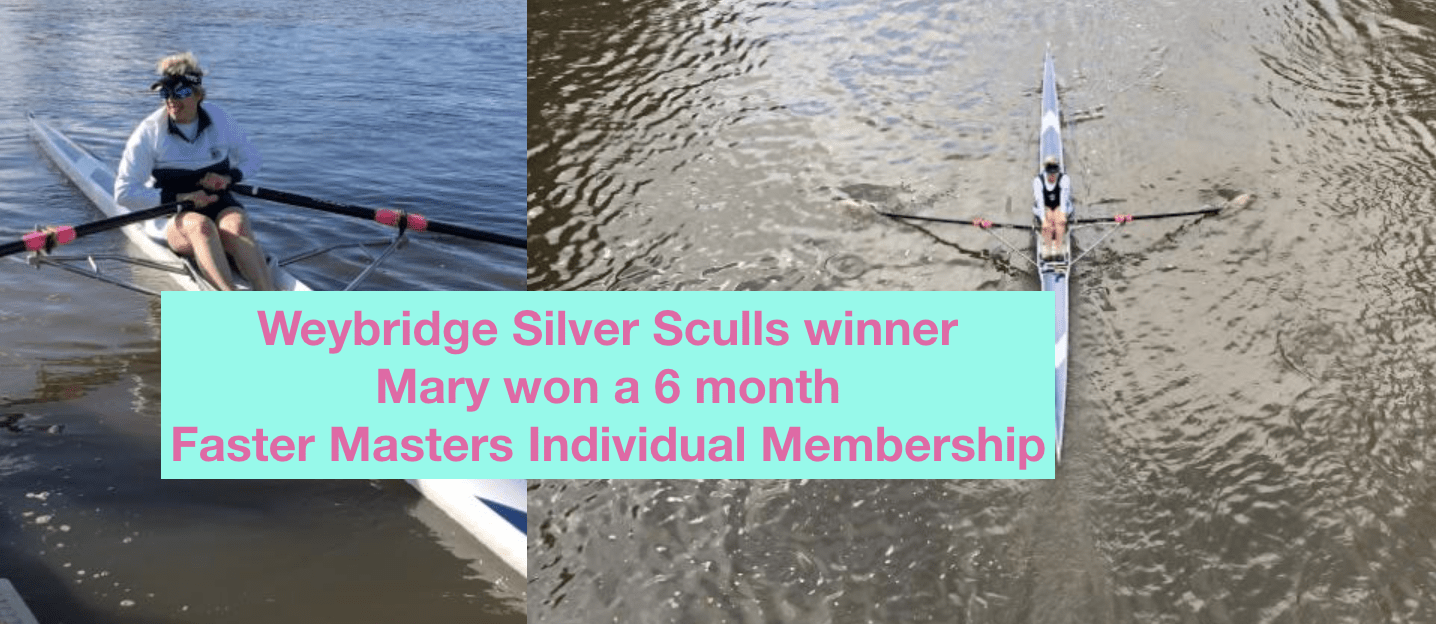 Masters rowing head race, Weybridge Silver Sculls winner