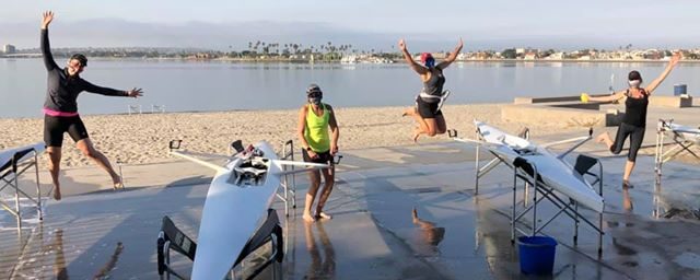 Sculling to lose weight