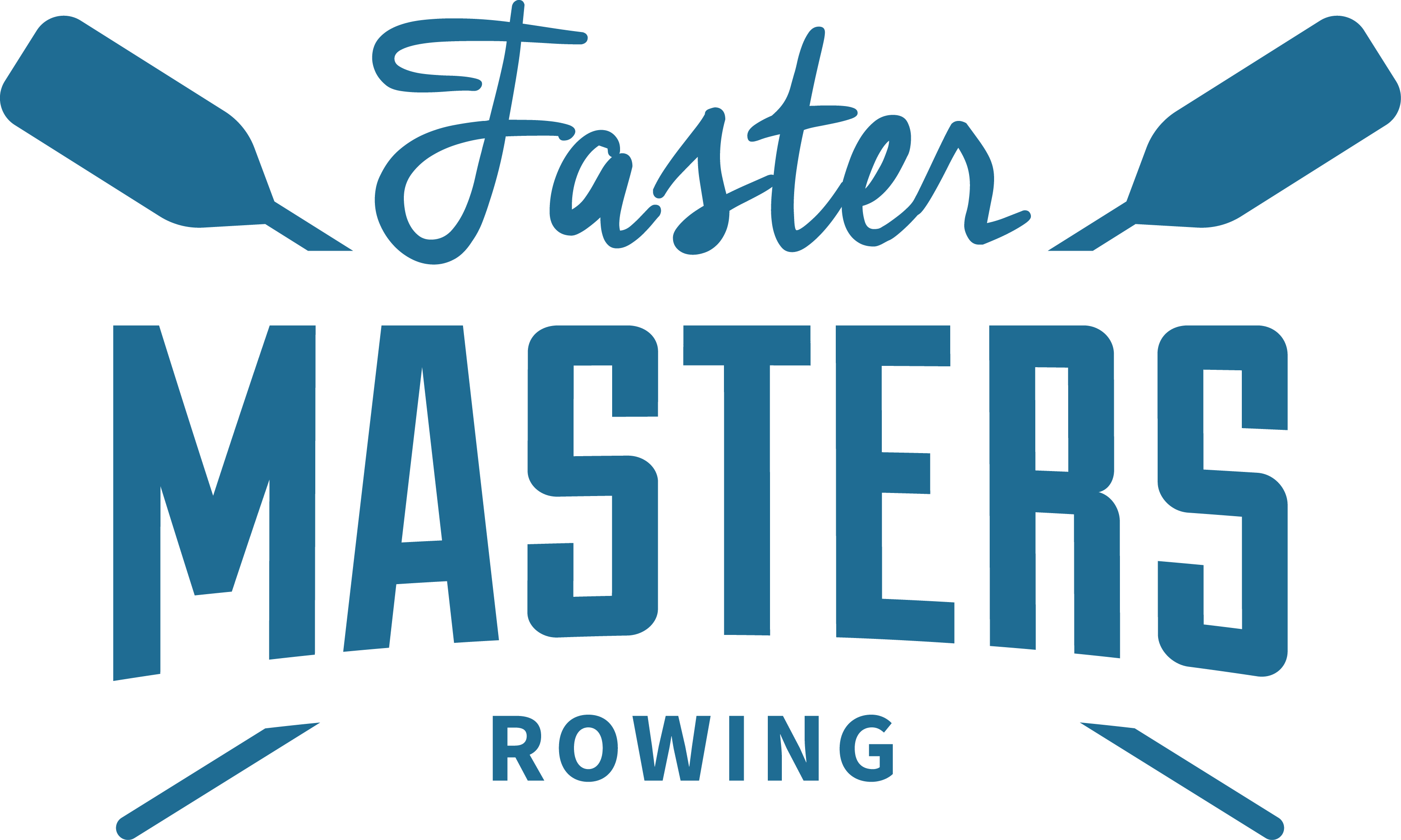 Master fast logo. Rowing logo. Radio Row.