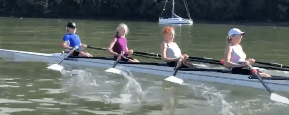Coaching the release in rowing