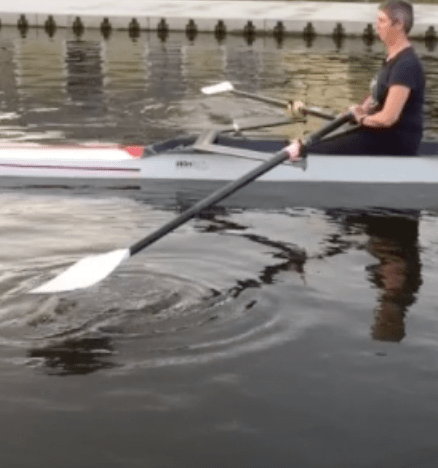 sculling release feather