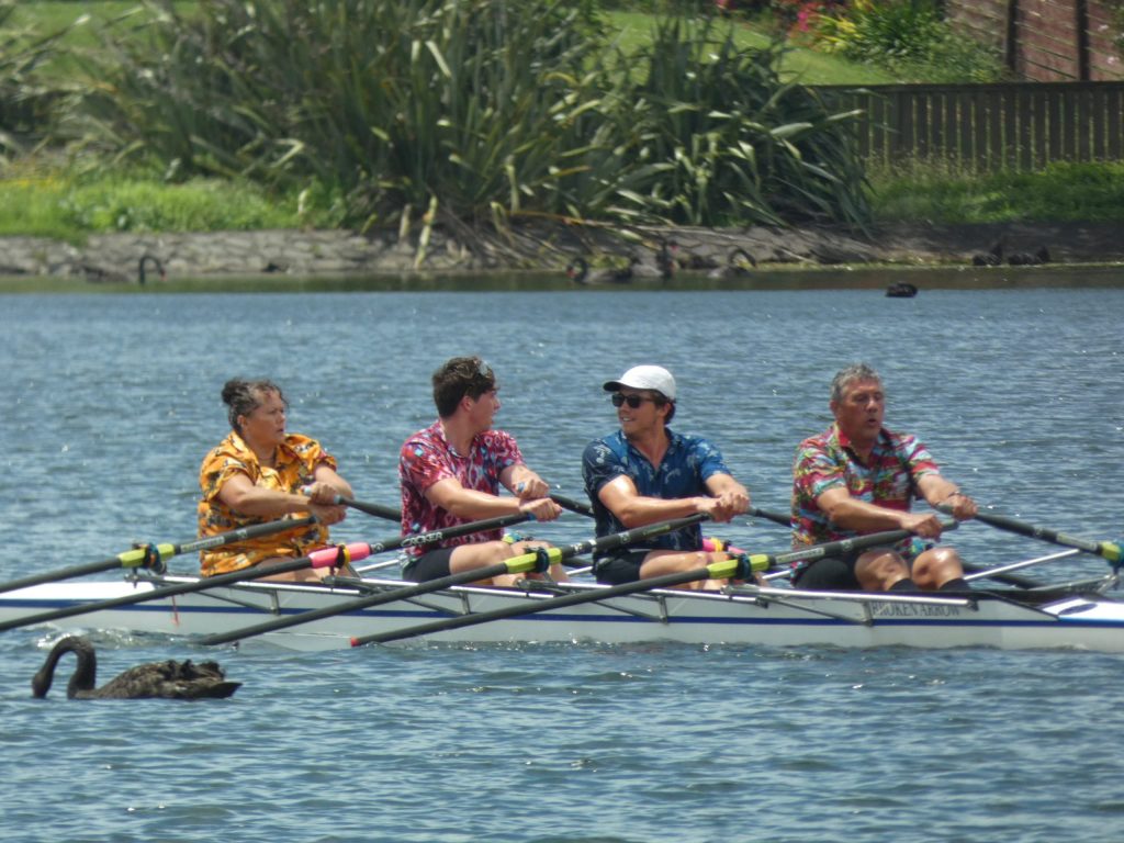 masters rowing, quad scull, family quad race,