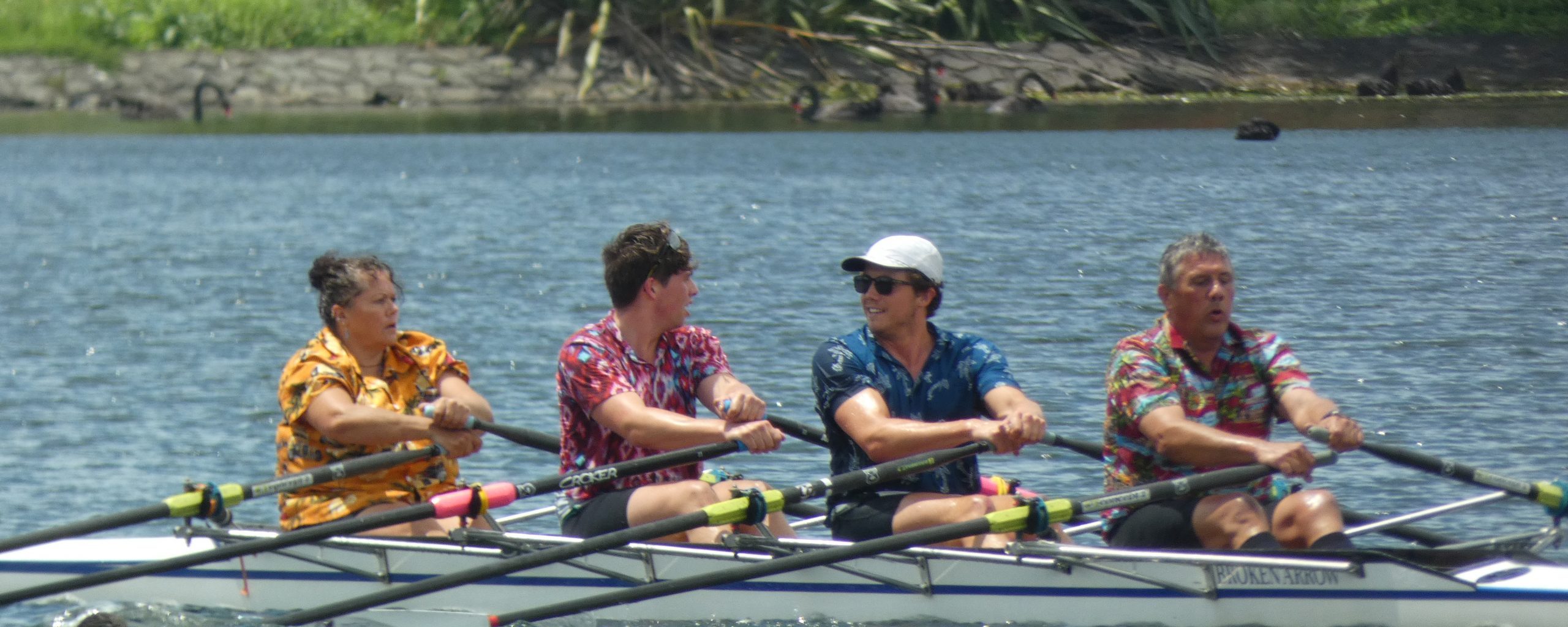 Rowing training and caring for kids & elders