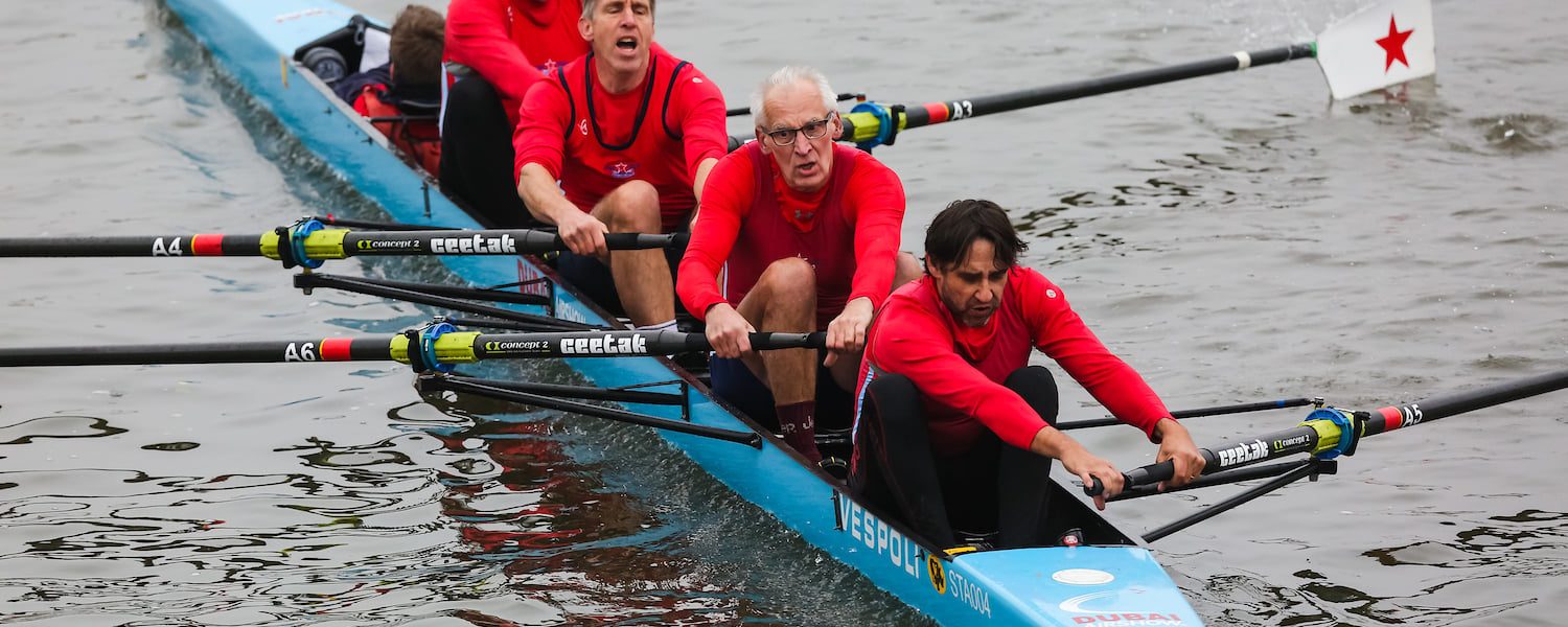 Adapting rowing rigging for masters physiology