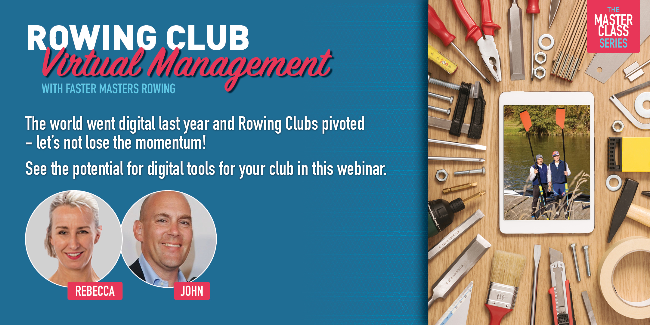 Rowing Club Virtual Management webinar header