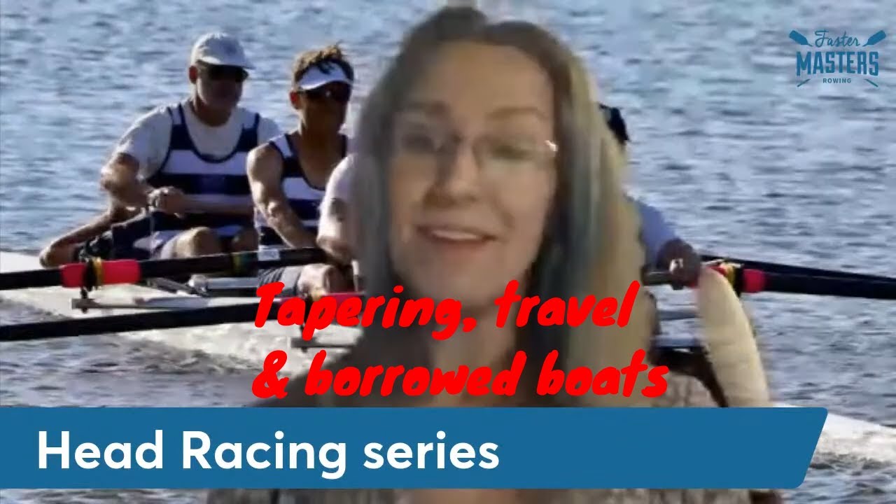 podcast on rowing head race travel, presented Rebecca Caroe in the studio, Head Race Series podcast