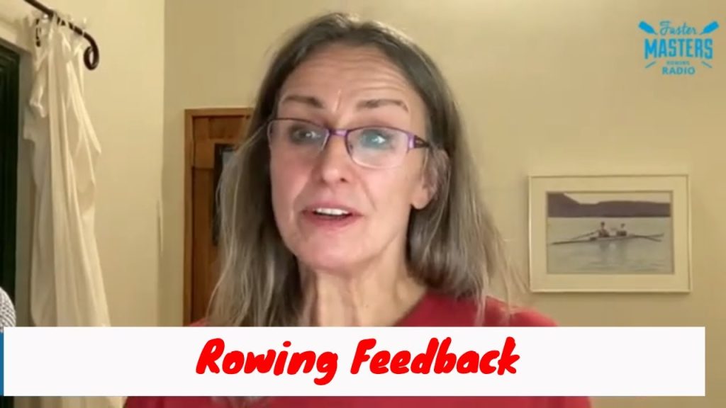 person talking about feedback for masters sports