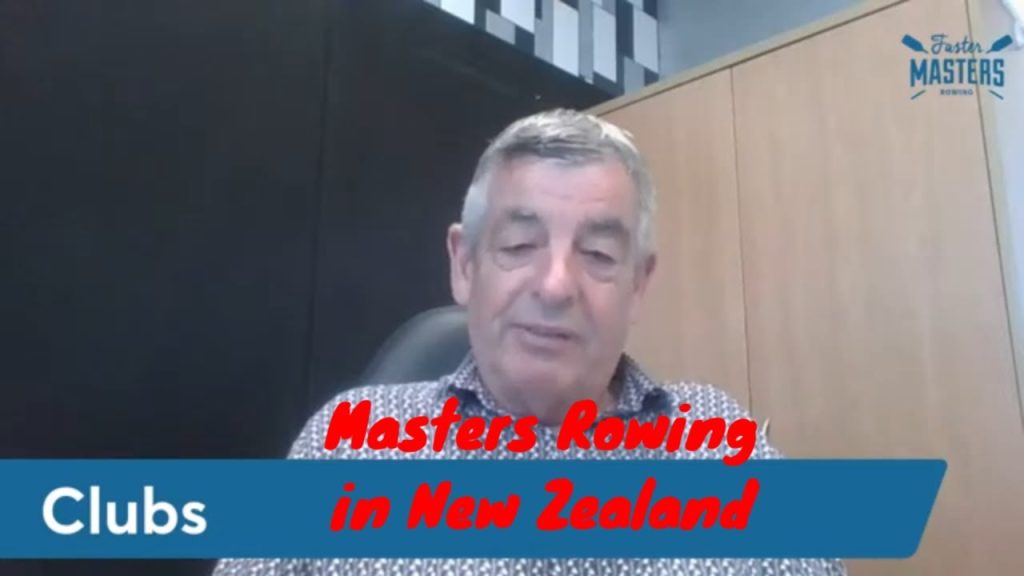 Peter Midgeley being interviewed about Masters Rowing in New Zealand