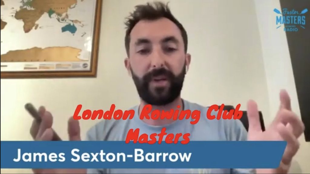 James Sexton Barrow, rower at London Rowing Club talking