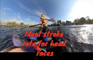 Best stroke rate for head races