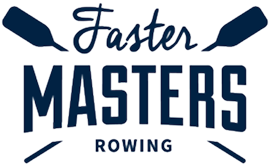 faster masters rowing logo - black